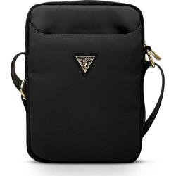 Guess Triangle Logo Tablet Bag - Universal Τσάντα Μεταφοράς Tablet 10" - Black (GUTB10NTMLBK)