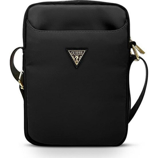 Guess Triangle Logo Tablet Bag - Universal Τσάντα Μεταφοράς Tablet 10" - Black (GUTB10NTMLBK)