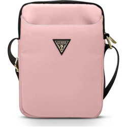 Guess Triangle Logo Tablet Bag - Universal Τσάντα Μεταφοράς Tablet 8" - Light Pink (GUTB8NTMLLP)