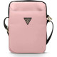 Guess Triangle Logo Tablet Bag - Universal Τσάντα Μεταφοράς Tablet 8" - Light Pink (GUTB8NTMLLP)