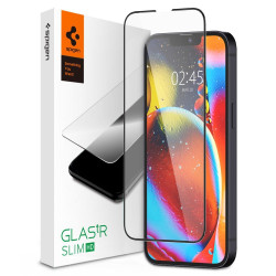 Spigen GLAS.tR Slim HD - Αντιχαρακτικό Fullface Γυάλινο Tempered Glass - Apple iPhone 14 Plus / 13 Pro Max - Black (AGL03383)
