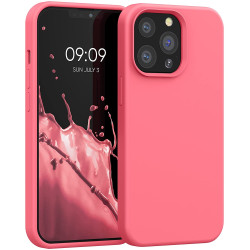 KWmobile Θήκη Σιλικόνης Apple iPhone 13 Pro - Soft Flexible Rubber Cover - Neon Coral (55880.103)