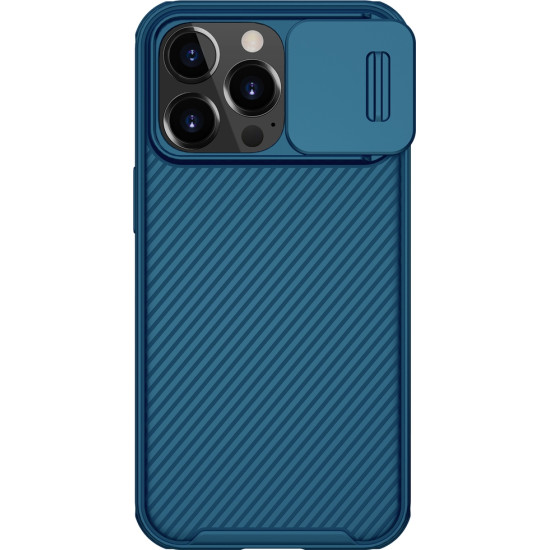 Nillkin CamShield Pro - Σκληρή Θήκη με Κάλυμμα για την Κάμερα - Apple iPhone 13 Pro - Blue (6902048223158)