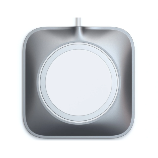 Satechi Aluminum Dock Magsafe - Βάση Αλουμινίου για τον Ασύρματο Φορτιστή MagSafe - Space Gray (ST-AMCCM)