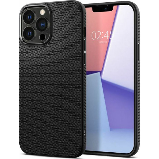 Spigen Θήκη Σιλικόνης Liquid Air - Apple iPhone 13 Pro Max - Matte Black (ACS03201)