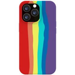 Vivid Silicone Cover - Θήκη Σιλικόνης Apple iPhone 13 Pro - Rainbow (VISILI197RAINBOW)