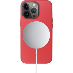 Vivid PU Leather Case - Σκληρή Θήκη Magsafe Apple iPhone 13 Pro - Red (VIMAGLE197RD)
