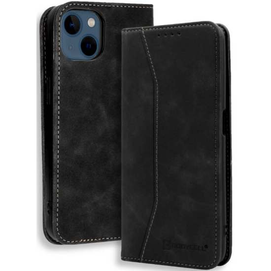 Bodycell Θήκη - Πορτοφόλι Apple iPhone 13 mini - Black (5206015066900)