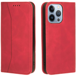 Bodycell Θήκη - Πορτοφόλι Apple iPhone 13 Pro - Red (5206015066986)