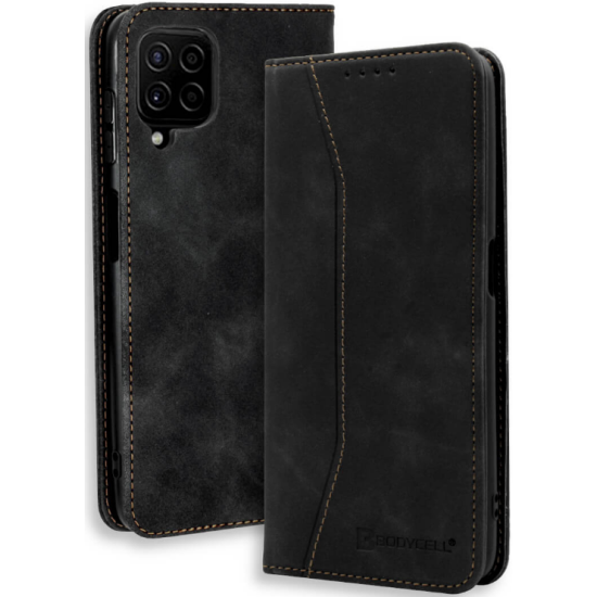Bodycell Θήκη - Πορτοφόλι Samsung Galaxy A22 4G - Black (5206015066818)