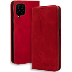 Bodycell Θήκη - Πορτοφόλι Samsung Galaxy A22 4G - Red (5206015066832)