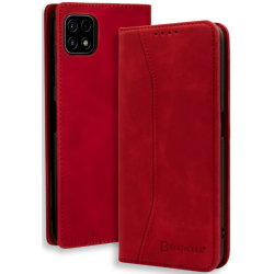 Bodycell Θήκη - Πορτοφόλι Samsung Galaxy A22 5G - Red (5206015066863)