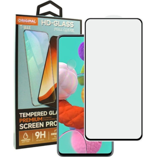 T-Max Premium 3D Tempered Glass Full Glue Fluid Despensing - Αντιχαρακτικό Γυαλί Οθόνης Apple iPhone 13 mini - Black (5206015067082)
