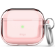 Elago AirPods 3 Clear TPU Hang Case - Ημιδιάφανη Θήκη για AirPods 3rd Gen - Lovely Pink (EAP3CL-HANG-LPK)