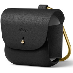 Elago Leather Case - Δερμάτινη Θήκη για AirPods 3rd Gen - Black (EAP3LE-BK)