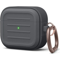 Elago Armor Hang Case - Θήκη Σιλικόνης για AirPods 3rd Gen - Dark Gray (EAP3AM-DGY)