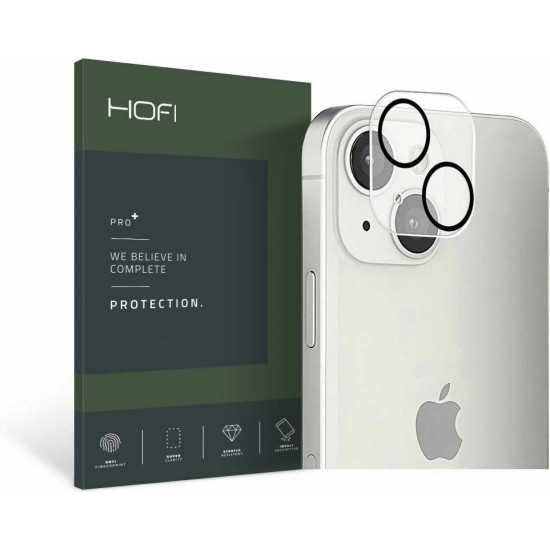 Hofi Cam Pro+ Camera Tempered Glass - Αντιχαρακτικό Γυαλί Προστασίας για Φακό Κάμερας - Apple iPhone 13 / 13 mini - Clear (9589046917844)