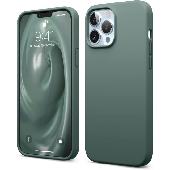 Elago Premium Θήκη Σιλικόνης Apple iPhone 13 Pro Max - Midnight Green (ES13SC67-MGR)