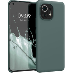 KWmobile Θήκη Σιλικόνης Xiaomi Mi 11 - Soft Flexible Rubber Cover - Blue Green (54379.171)