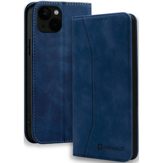 Bodycell Θήκη - Πορτοφόλι Apple iPhone 13 - Blue (5206015067112)