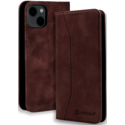Bodycell Θήκη - Πορτοφόλι Apple iPhone 13 - Dark Brown (5206015067129)