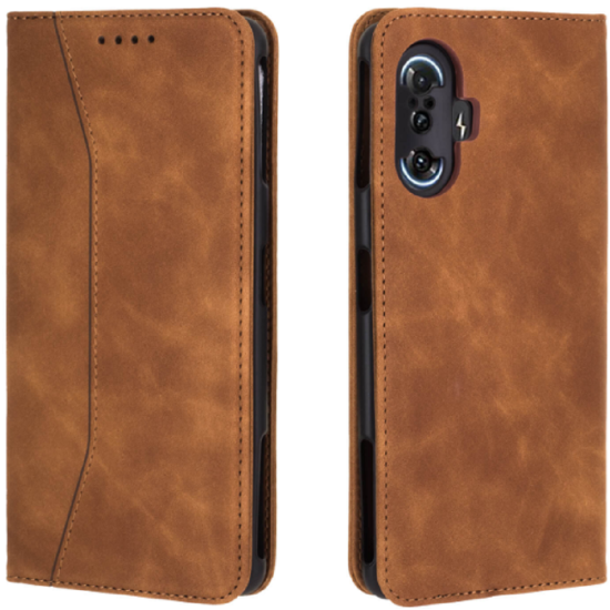 Bodycell Θήκη - Πορτοφόλι Xiaomi Poco F3 GT - Brown (5206015067068)