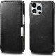 iCarer Vintage Series Side-Open Δερμάτινη Θήκη Apple iPhone 13 Pro - Black (RIX1307-BK)