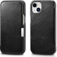 iCarer Vintage Series Side-Open Δερμάτινη Θήκη Apple iPhone 13 mini - Black (RIX1305-BK)