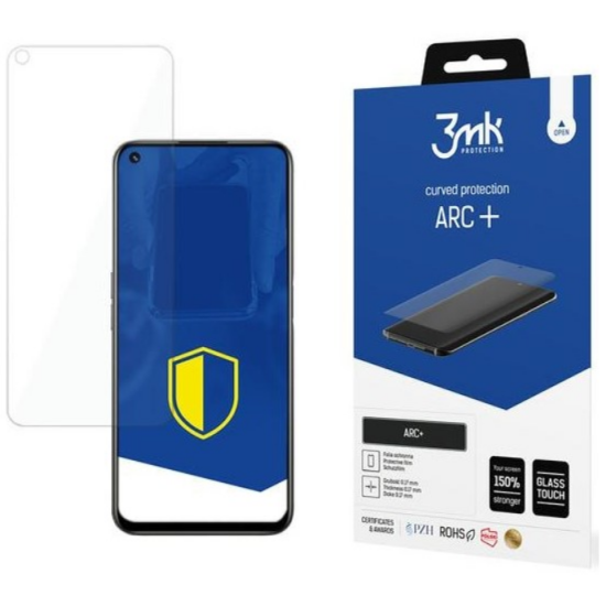 3MK ARC+ Curved - Full Screen Μεμβράνη Προστασίας Οθόνης Realme 8i (5903108439411)