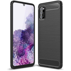 Tech-Protect Θήκη Σιλικόνης Carbon Samsung Galaxy A03s - Black (9589046918292)