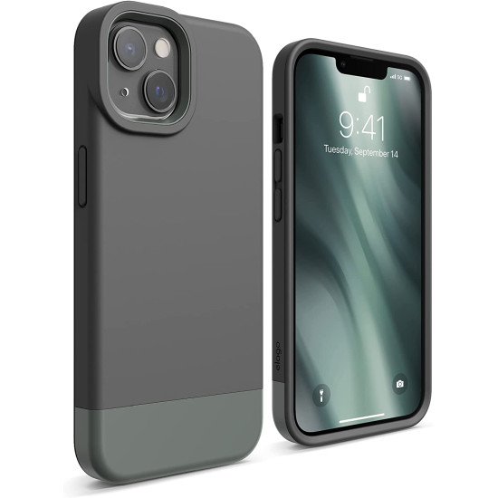 Elago Θήκη Glide - Apple iPhone 13 - Dark Gray / Light Green (ES13GL61-DGLGR)