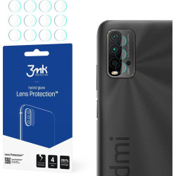 3MK Hybrid Glass Camera Protector - Αντιχαρακτικό Υβριδικό Προστατευτικό Γυαλί για Φακό Κάμερας Xiaomi Redmi 9T - 4 Τεμάχια (5903108360630)
