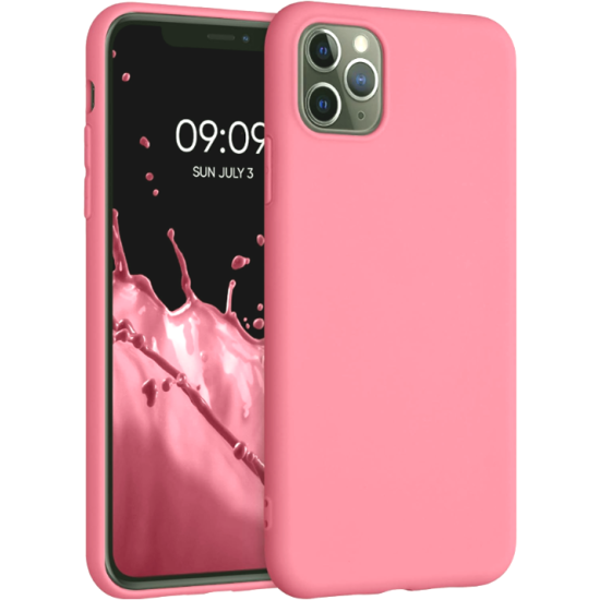 Θήκη Apple iPhone 11 Pro Max - KWmobile TPU Case Σιλικόνης - Bubblegum Pink (49789.212)