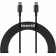 Baseus Superior Series - Καλώδιο Φόρτισης και Μεταφοράς Δεδομένων Type-C σε Type-C - 100W - 200cm - Black (CATYS-C01)