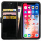 Rosso Element PU Θήκη Πορτοφόλι Apple iPhone XR - Black (8719246158339)