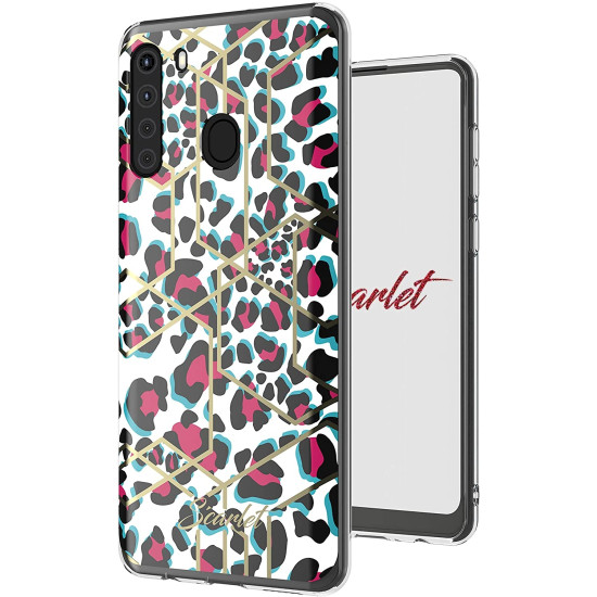 Ghostek Θήκη Stylish Scarlet Samsung Galaxy A21 - Pink Leopard (SCACAS038)