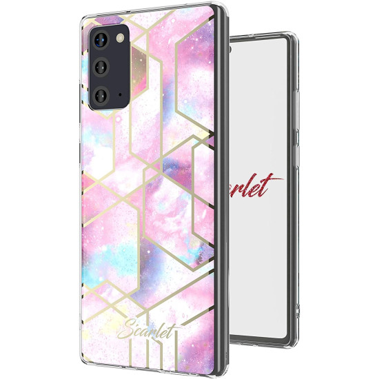Ghostek Θήκη Stylish Scarlet Samsung Galaxy Note 20 - Pink Stardust (SCACAS050)
