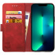 Rosso Element PU Θήκη Πορτοφόλι Apple iPhone 13 Pro Max - Red (8719246324833)