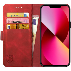 Rosso Element PU Θήκη Πορτοφόλι Apple iPhone 13 - Red (8719246324819)