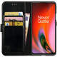 Rosso Element PU Θήκη Πορτοφόλι OnePlus Nord 2 5G - Black (8719246326424)