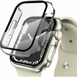 Tech-Protect Defence360 - Θήκη με Tempered Glass  Apple Watch 9 / 8 / 7 (45mm) - Clear (9589046919336)