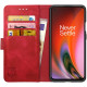 Rosso Element PU Θήκη Πορτοφόλι OnePlus Nord 2 5G - Red (8719246326462)