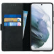 Rosso Deluxe Δερμάτινη Θήκη Πορτοφόλι Samsung Galaxy S21 5G - Black (8719246285691)