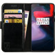 Rosso Element PU Θήκη Πορτοφόλι OnePlus 6 - Black (8719246139413)
