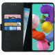 Rosso Deluxe Δερμάτινη Θήκη Πορτοφόλι Samsung Galaxy A71 - Black (8719246226106)