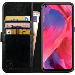 Rosso Element PU Θήκη Πορτοφόλι Oppo A74 5G - Black (8719246312762)