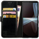 Rosso Element PU Θήκη Πορτοφόλι Sony Xperia 10 III - Black (8719246312687)