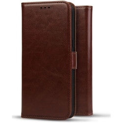 Rosso Element PU Θήκη Πορτοφόλι Oppo A54 - Brown (8719246312793)