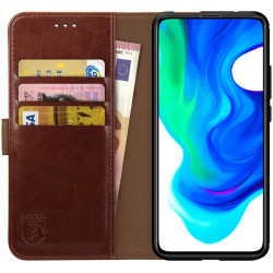 Rosso Element PU Θήκη Πορτοφόλι Xiaomi Poco F2 Pro - Brown (8719246246746)