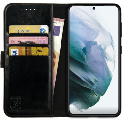 Rosso Element PU Θήκη Πορτοφόλι Samsung Galaxy S21 5G - Black (8719246285981)
